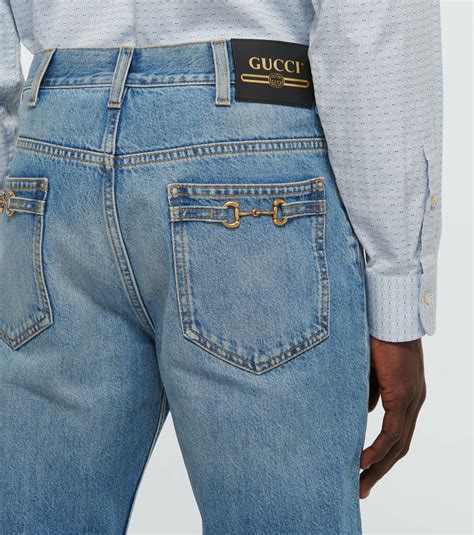 jeans gucci donna leone|gucci straight leg denim.